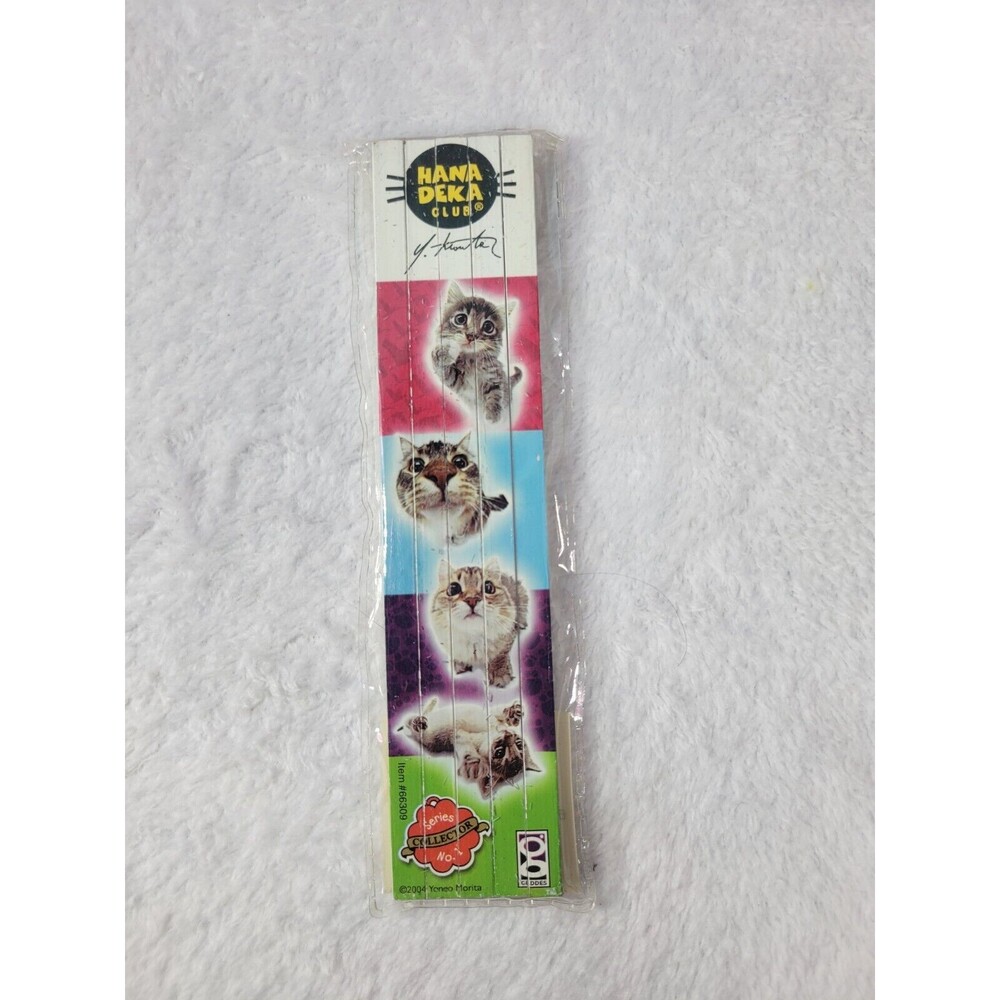 Hana Deka Club Series Collector No. 1 Square Flat No. 2 Pencils Cats VTG